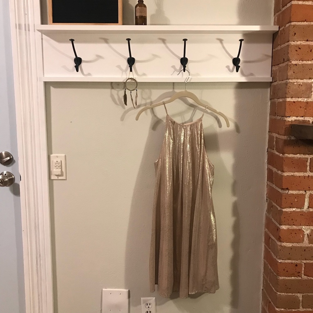 Lush by Nordstrom Gold Speckle Dress